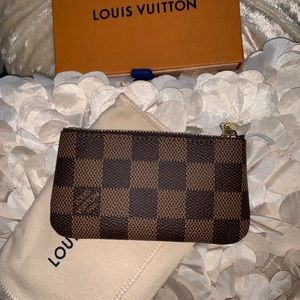 NEW W/TAGS! Louis Vuitton Pochette Cles Ebene